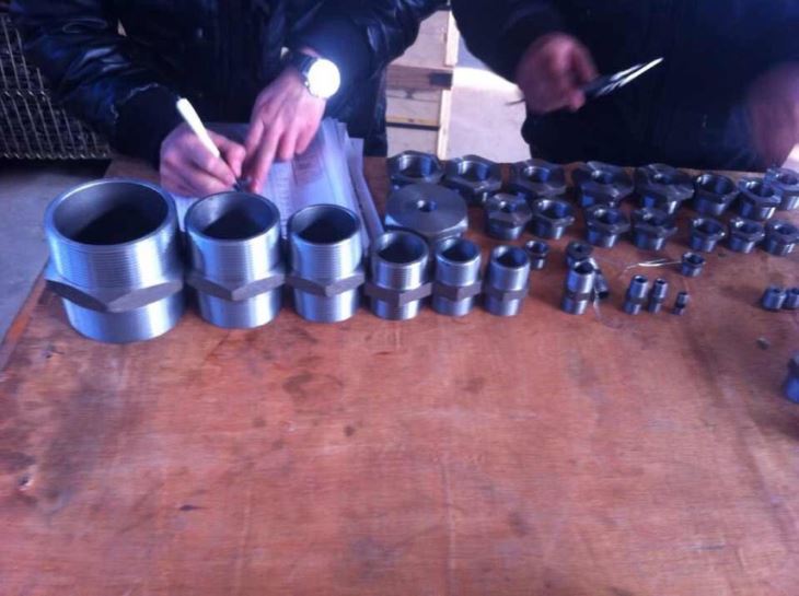 Acoplamento cruzado da tampa cruzada da tampa do cotovelo forjado 600 inconel 600