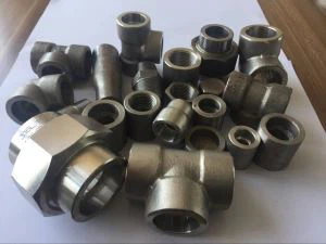A 182  F44 254SMO UNS S31254 1.. 4547  Soldagem de soquete forjado Acessórios para tubos com rosca SW