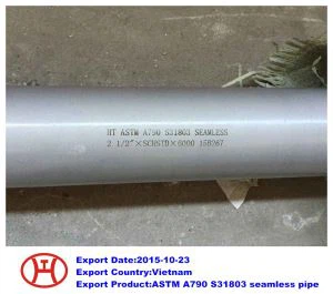 Tubo de aço ASTM A790 S31803