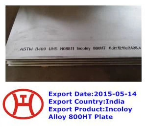 Placa Incoloy Liga 800HT