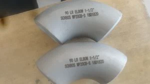 90  Grau 1 1 / 2  Polegada SCH 80 S ASTM B 366  UNS N0 80 Liga 20  20  Cotovelo