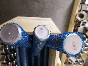 ASTM A193 B8 Parafuso de garanhão completo roscado 1 1/8 polegada *170mm